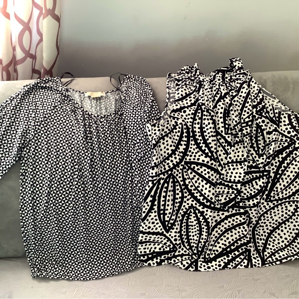 TWO PLUS size tops for price of one 🖤🤍